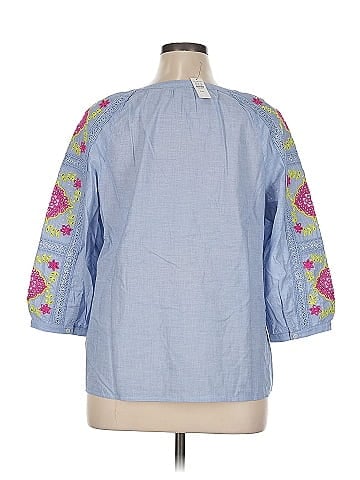 Talbots 3/4 Sleeve Blouse (view 2)