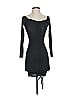 PrettyLittleThing Solid Black Cocktail Dress Size 4 - photo 1