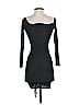 PrettyLittleThing Solid Black Cocktail Dress Size 4 - photo 2