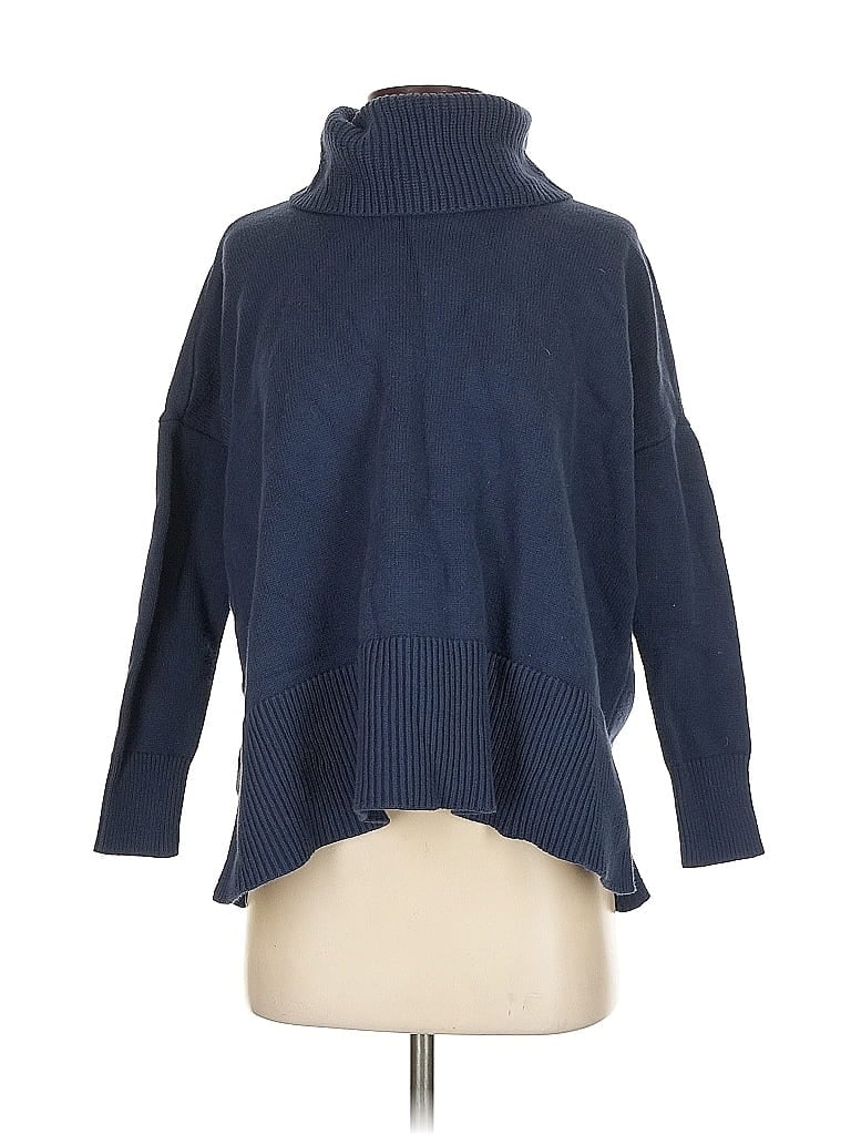 ANN TAYLOR LOFT Pre-owned Turtleneck Sweater In Blue