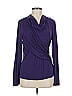 Doncaster Collection Purple Long Sleeve Turtleneck Size M - photo 1