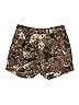 Worth 100% Silk Animal Print Brown Shorts Size 0 - photo 1