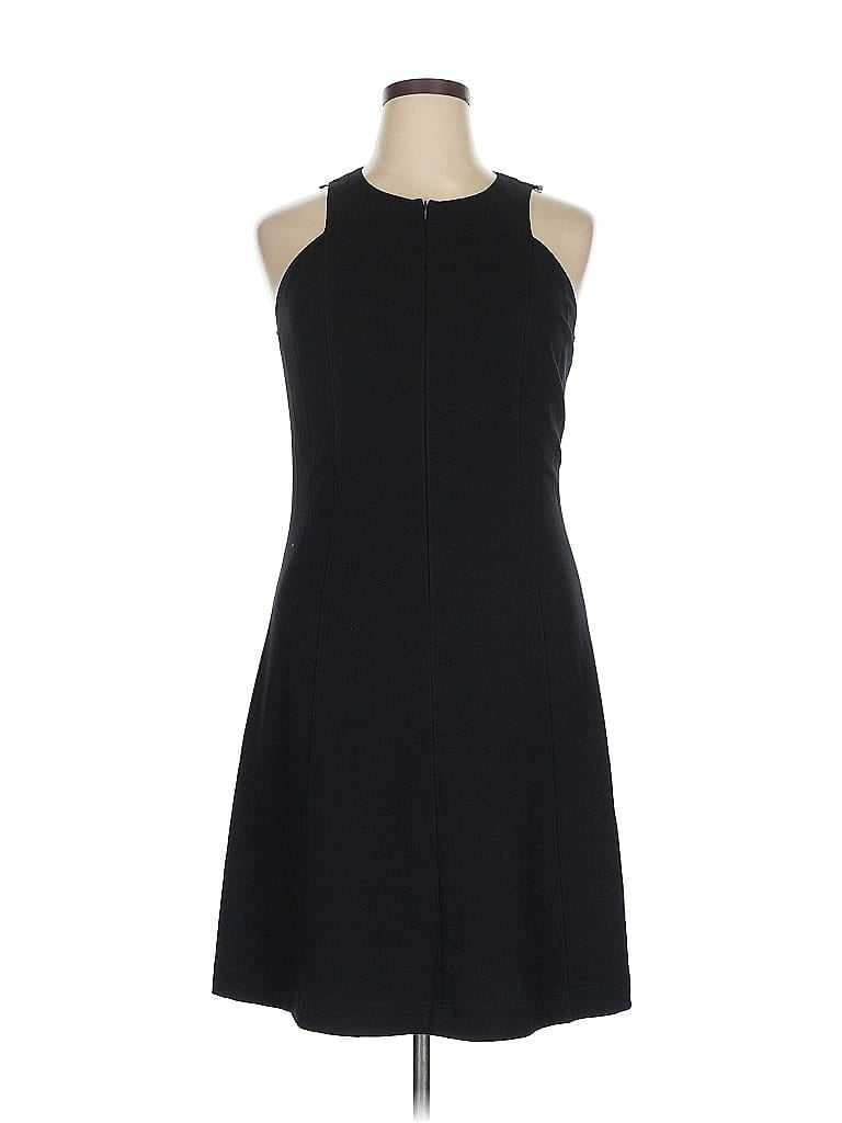 Worth Solid Black Cocktail Dress Size 14 - photo 1