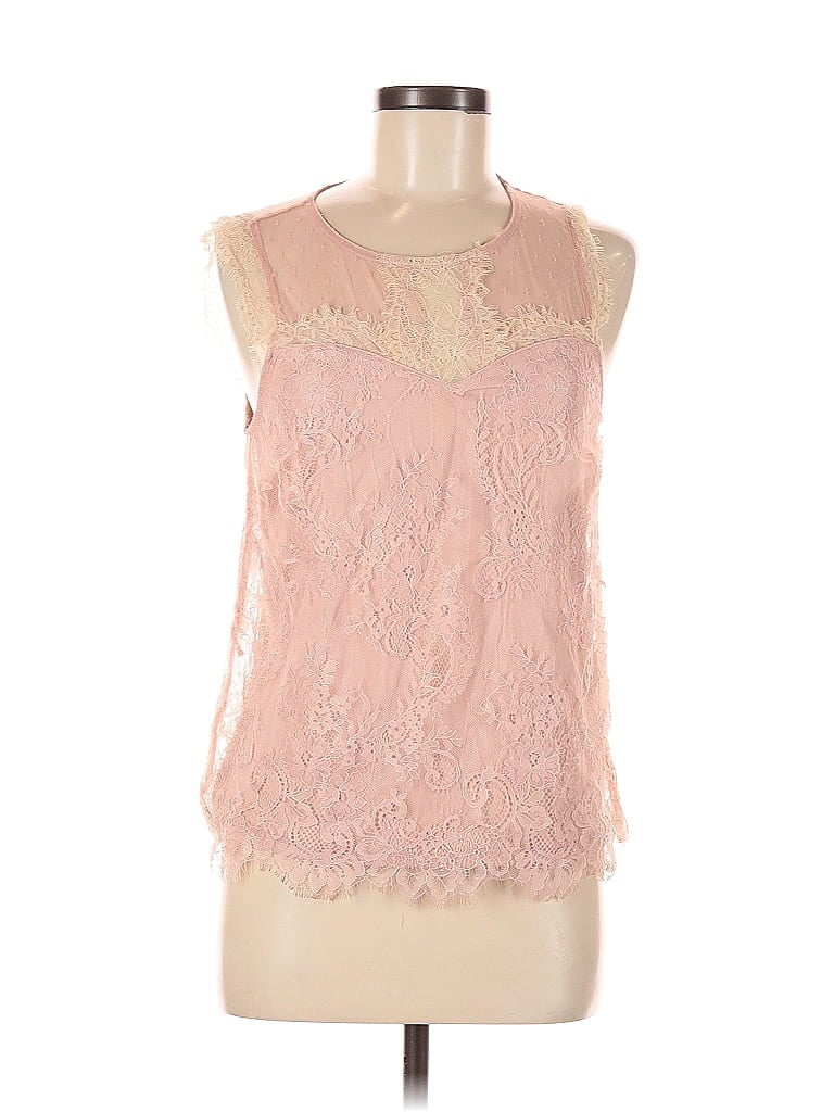 Pre-owned Dalia Sleeveless Blouse In Pink