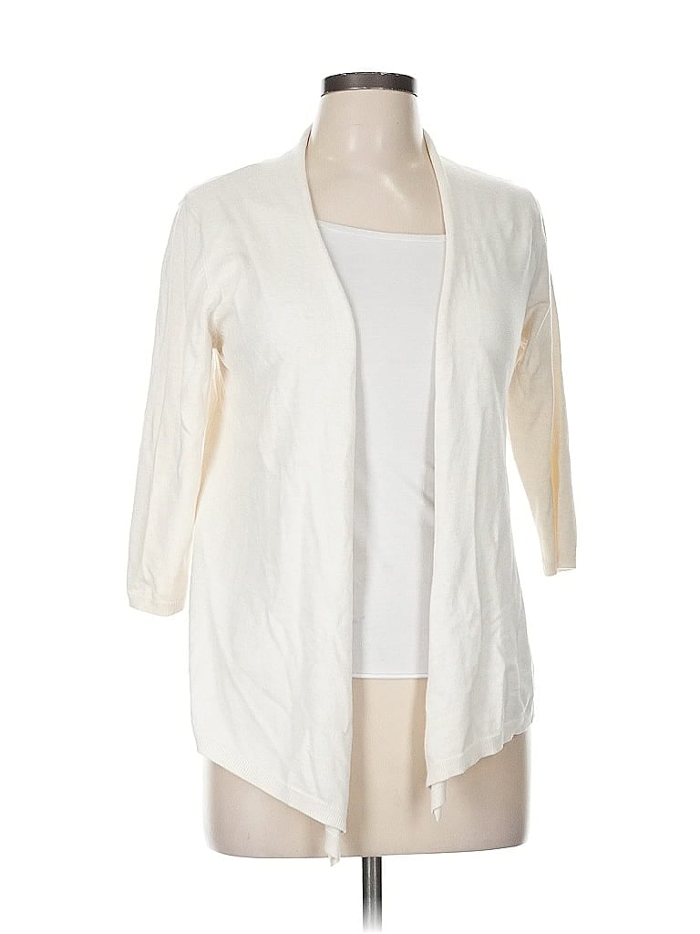 Click to view more detailed imagery on our partner's website Pre-owned Zara Cardigan Sweater In White