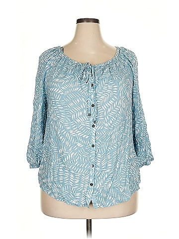 Nic + Zoe 3/4 Sleeve Blouse (view 1)
