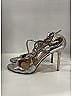 Jimmy Choo Graphic White Silver Heels Size EU 41 1/2 - photo 10