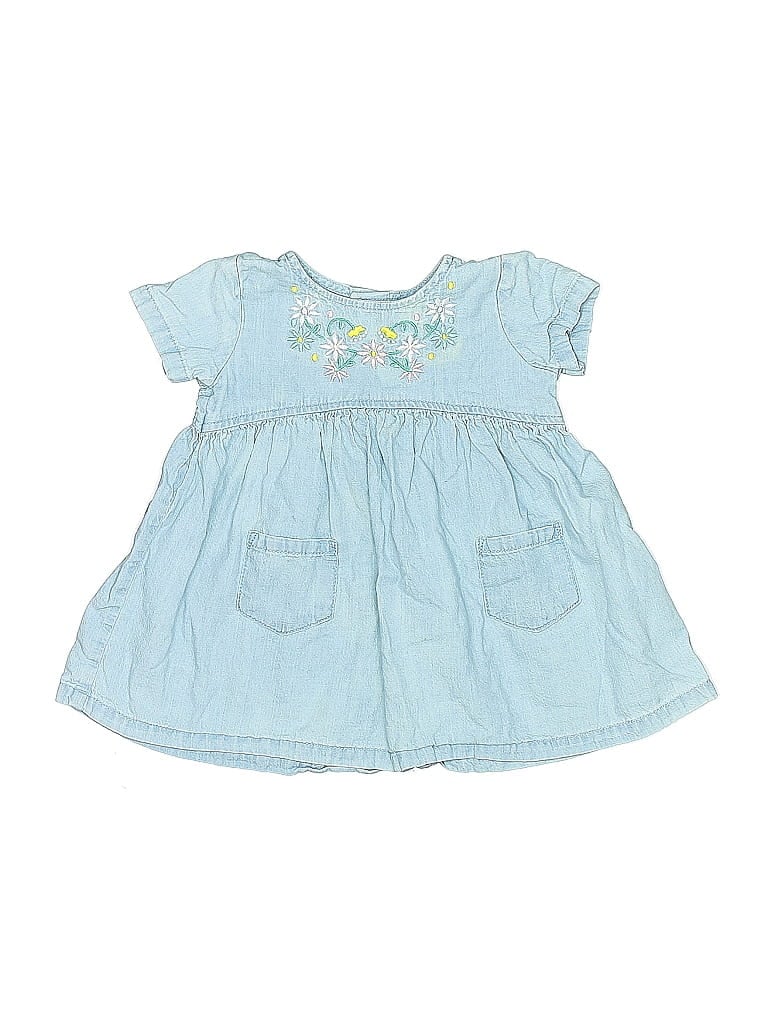 Pre-owned Carter's Babies' Dress In Blue