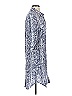 Heidi Klein Paisley Gray Blue Casual Dress Size S - photo 4