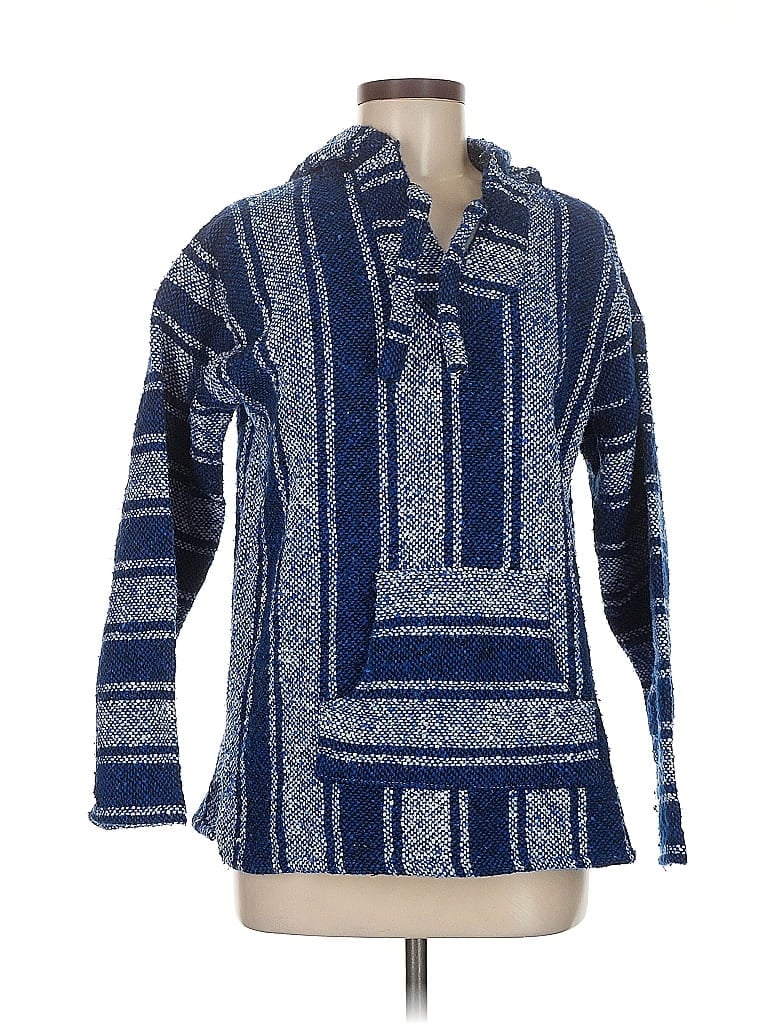 Pre-owned Assorted Brands Pullover Sweater In Blue