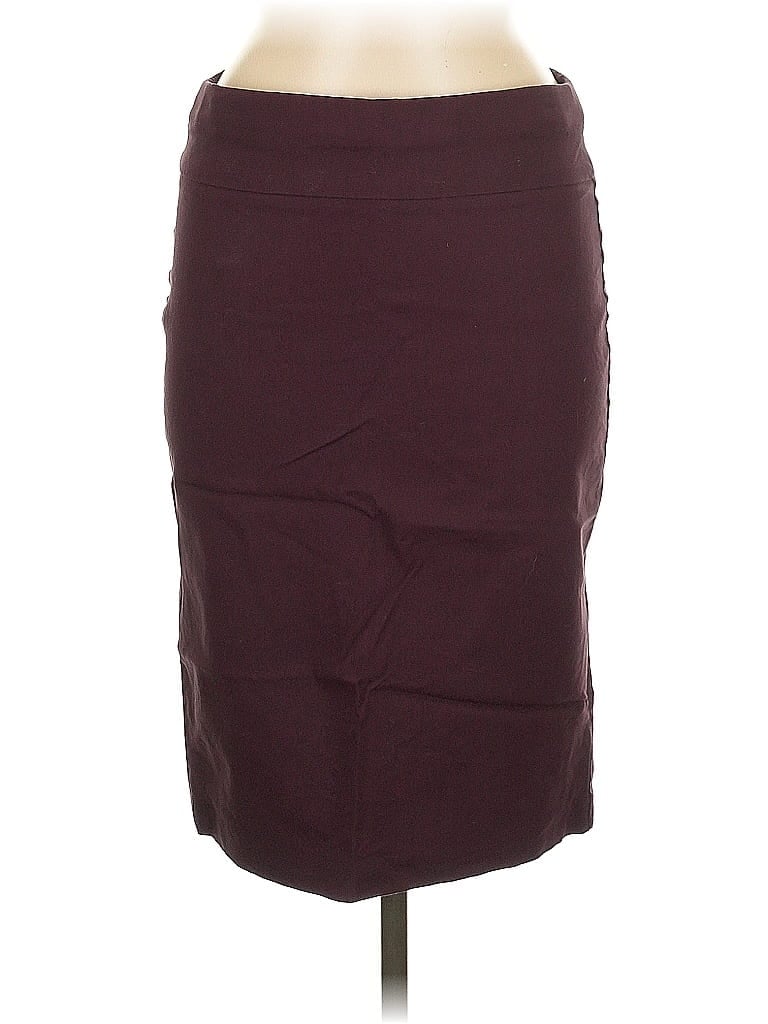 Pre-owned Maurices Formal Skirt In Burgundy