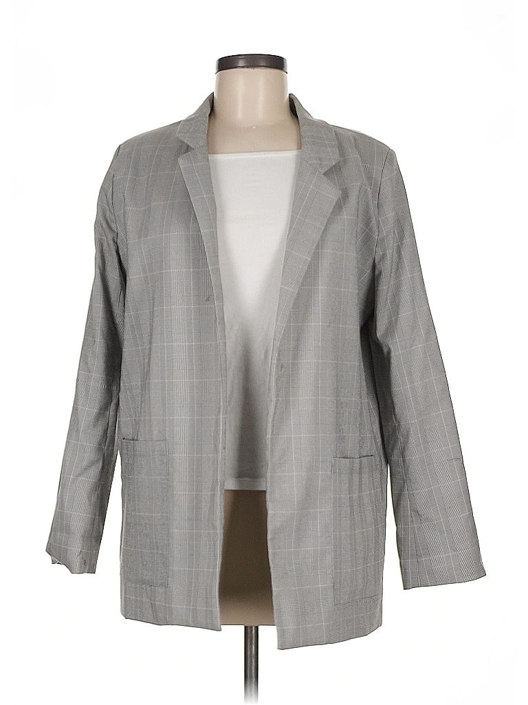 Pre-owned Assorted Brands Cardigan Sweater In Gray