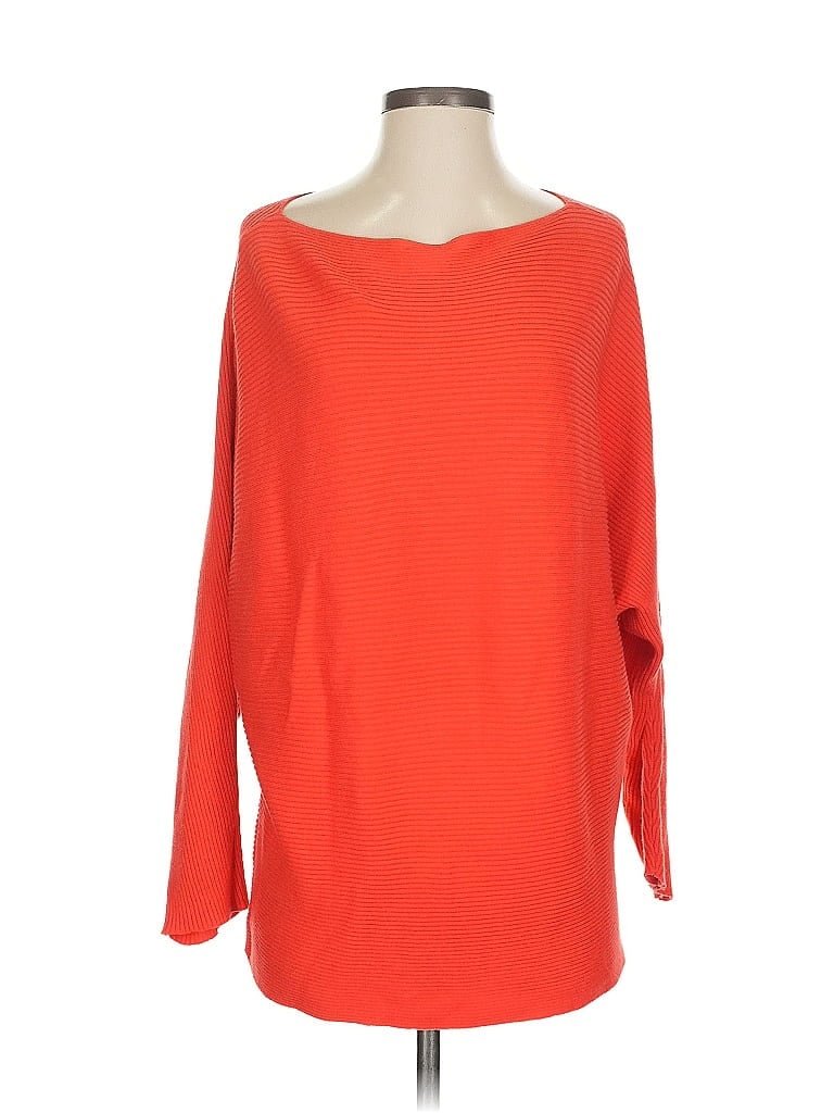 Pre-owned Vince Camuto Pullover Sweater In Orange