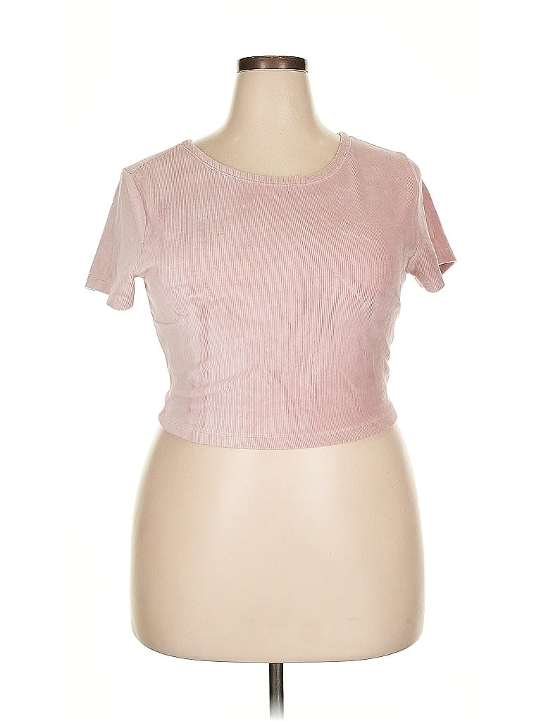 Pre-owned Wild Fable Short Sleeve T-shirt In Pink