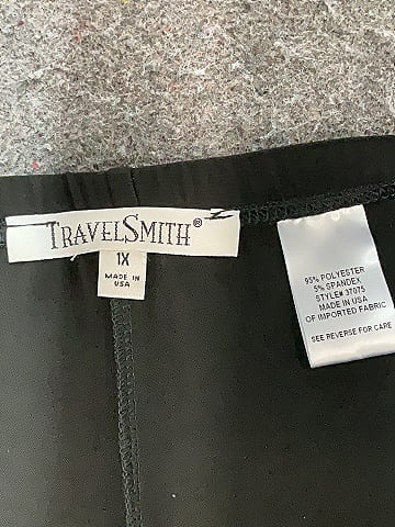 Travelsmith Black Casual Pants Size 1X