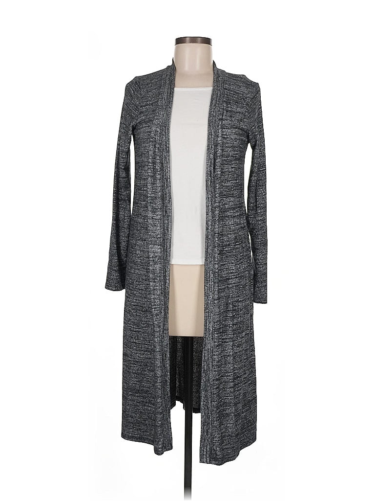 Pre-owned Velvet By Graham & Spencer Cardigan Sweater In Gray