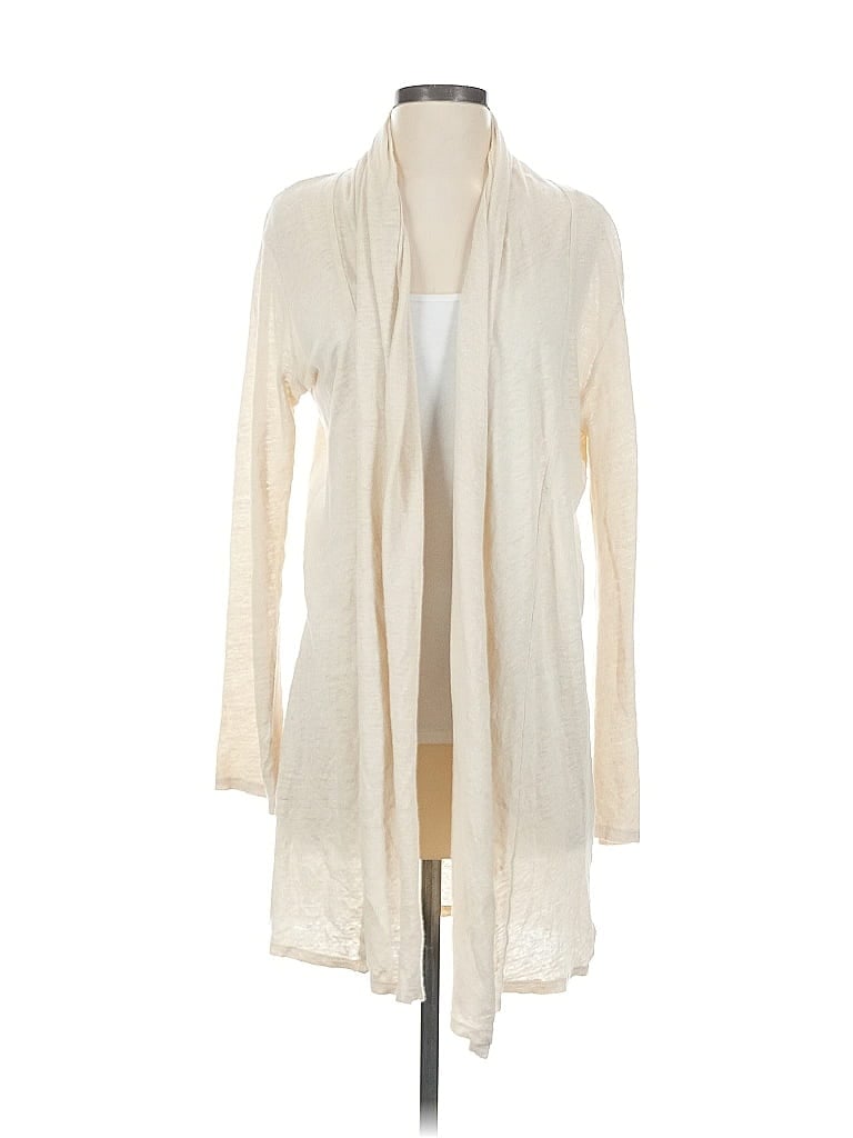 Pre-owned Theory Cardigan Sweater In White