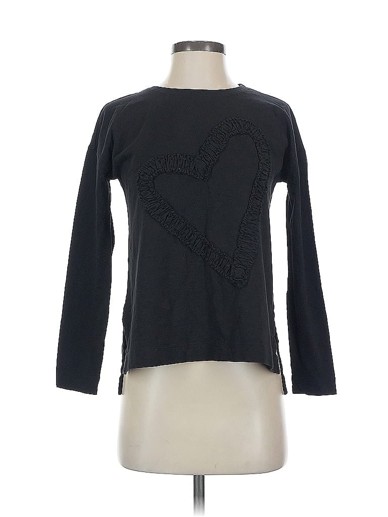 Pre-owned Lisa Todd 3/4 Sleeve T-shirt In Black