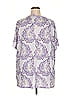 Honeyme Paisley Purple Short Sleeve T-Shirt Size 3X - photo 2