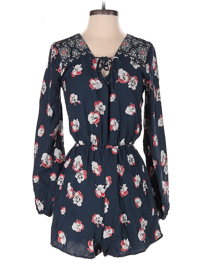 Pre-owned Abercrombie & Fitch Romper In Blue