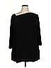 Susan Graver Black 3/4 Sleeve Top Size 2X - photo 1