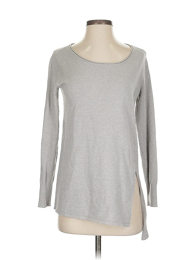 Pre-owned Max Studio Pullover Sweater In Silver