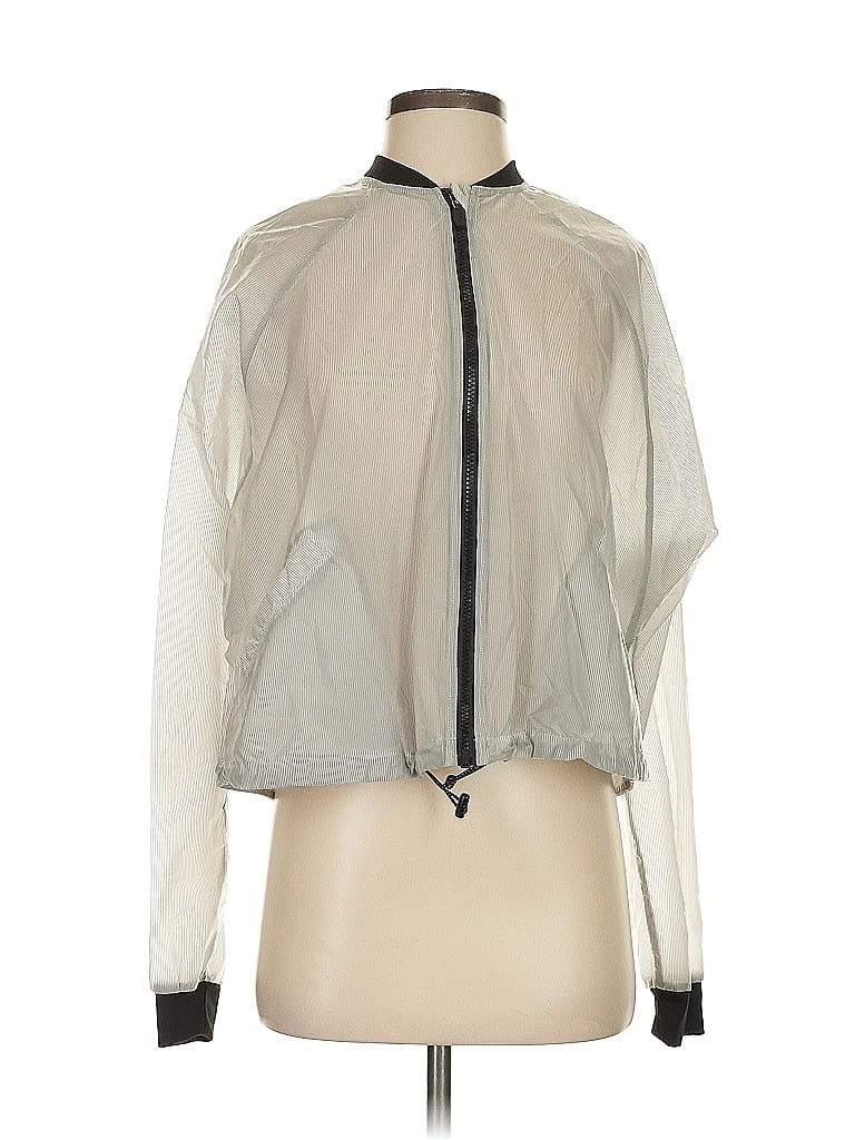 Pre-owned Victoria Sport Long Sleeve Blouse In Silver