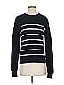 Lilla P Stripes Black Pullover Sweater Size S - photo 1