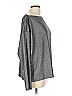 Worth New York Metallic Silver Long Sleeve T-Shirt Size L - photo 3