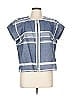 Worth New York Blue Short Sleeve Top Size L - photo 1