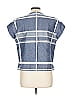 Worth New York Blue Short Sleeve Top Size L - photo 2