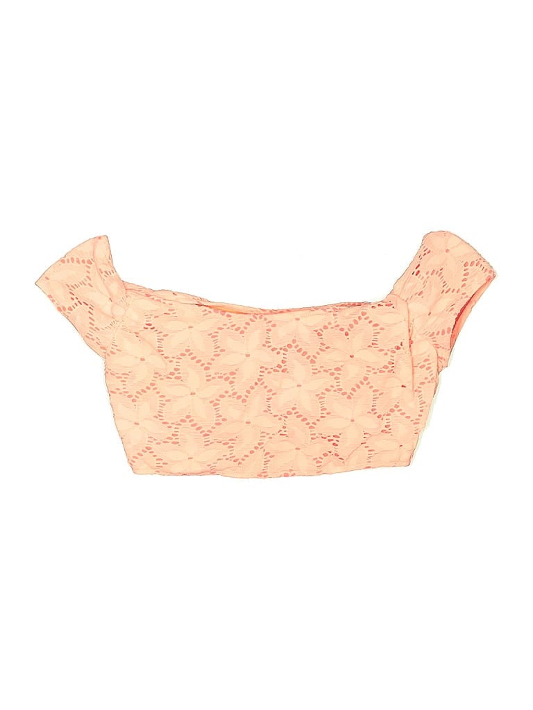 Pre-owned Victoria's Secret Pink Swimsuit Top Orange Swimwear