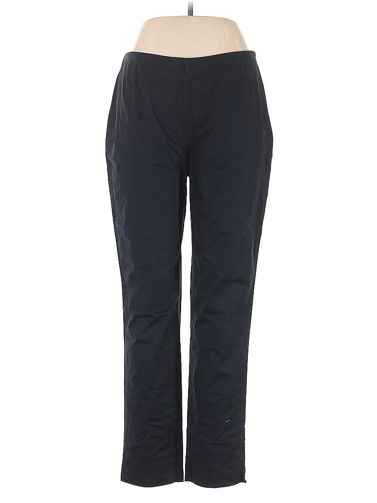 Lafayette 148 New York Black Casual Pants Size 10 - photo 1