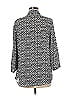 Laundry by Shelli Segal 100% Polyester Black 3/4 Sleeve Blouse Size M - photo 2