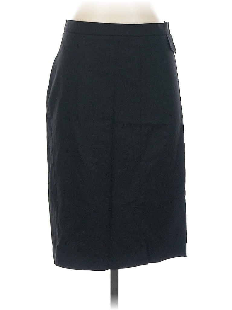 Pre-owned Bcbgmaxazria Wool Skirt In Black