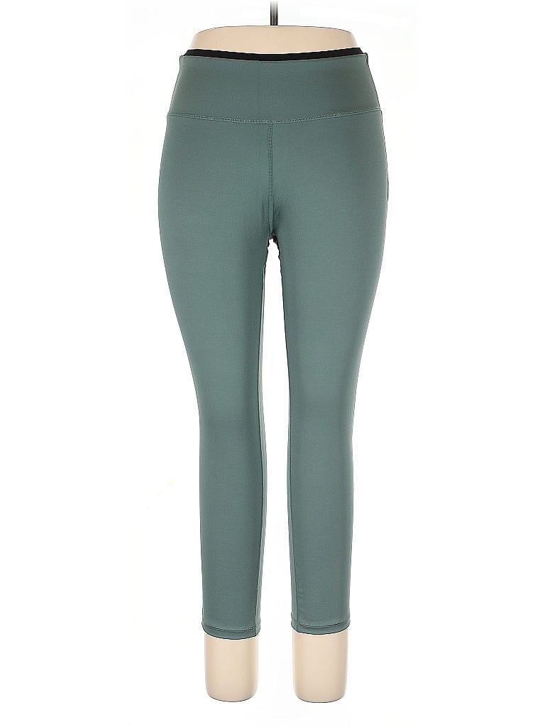 Pre-owned Reebok Active Pants In Green