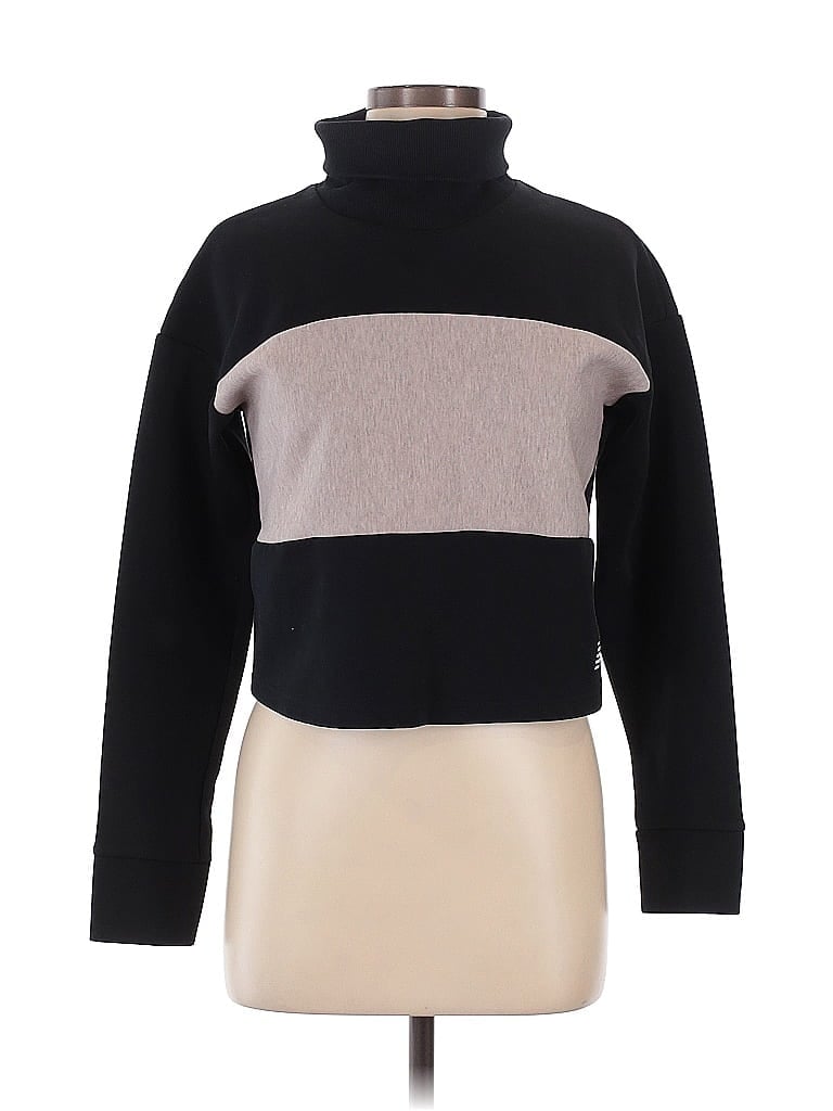 Pre-owned New Balance Turtleneck Sweater In Black