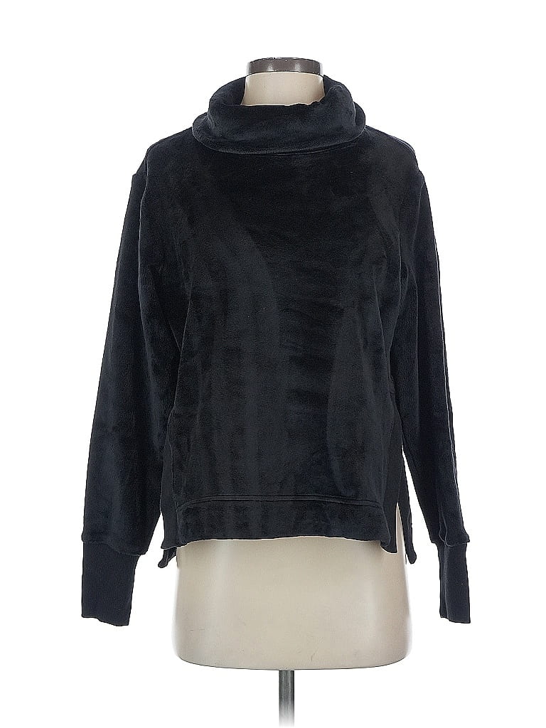 Pre-owned Athleta Turtleneck Sweater In Black