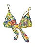 Stella McCartney Print Yellow Blue Swimsuit Top Size XXS (estimated) - photo 1