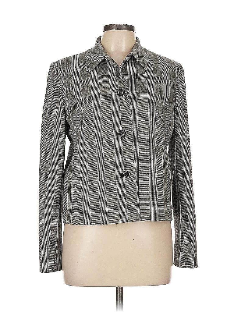 Pre-owned Chaps Blazer Jacket In Gray