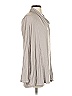 Deletta Gray Long Sleeve Blouse Size XS - photo 4
