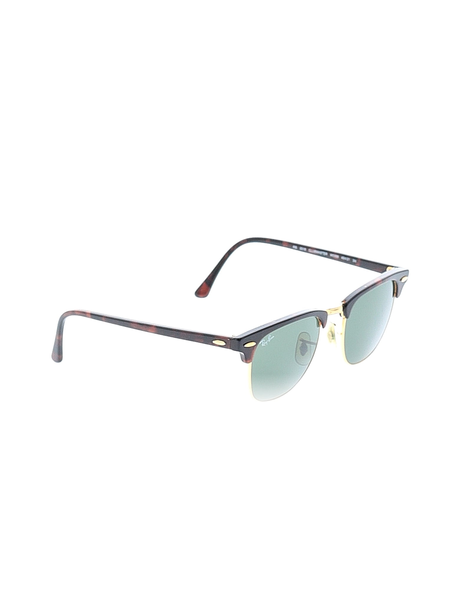 Ray-Ban Green Brown Clubmaster Sunglasses One size