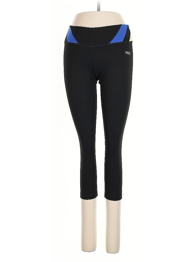 Pre-owned Victoria's Secret Pink Active Pants In Black