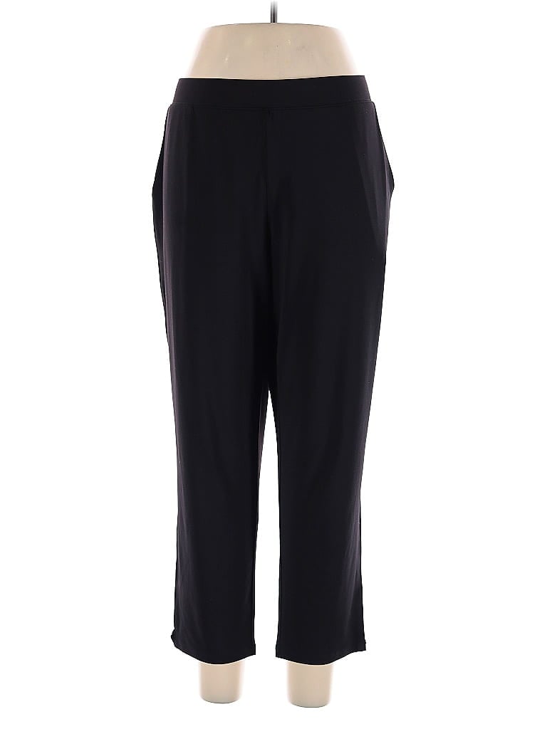 Pre-owned H By Halston Casual Pants In Black