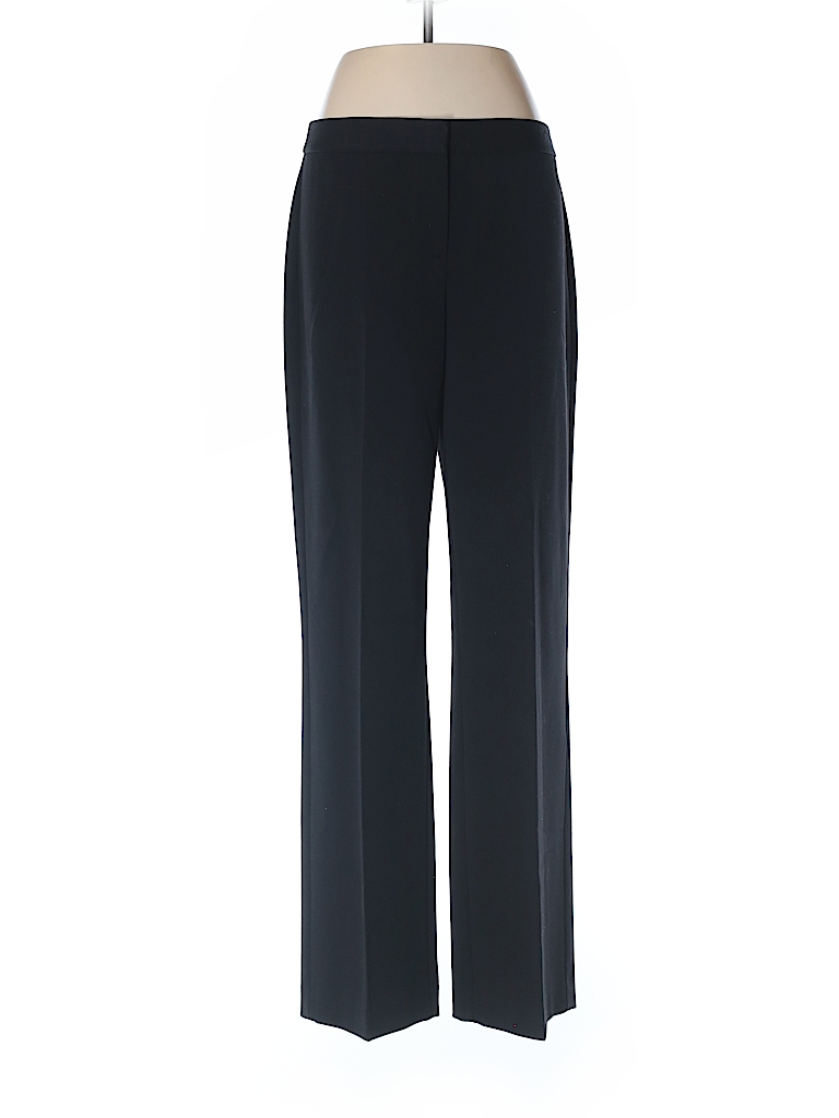 Peck & Peck Solid Black Dress Pants Size 6 - 92% off | thredUP