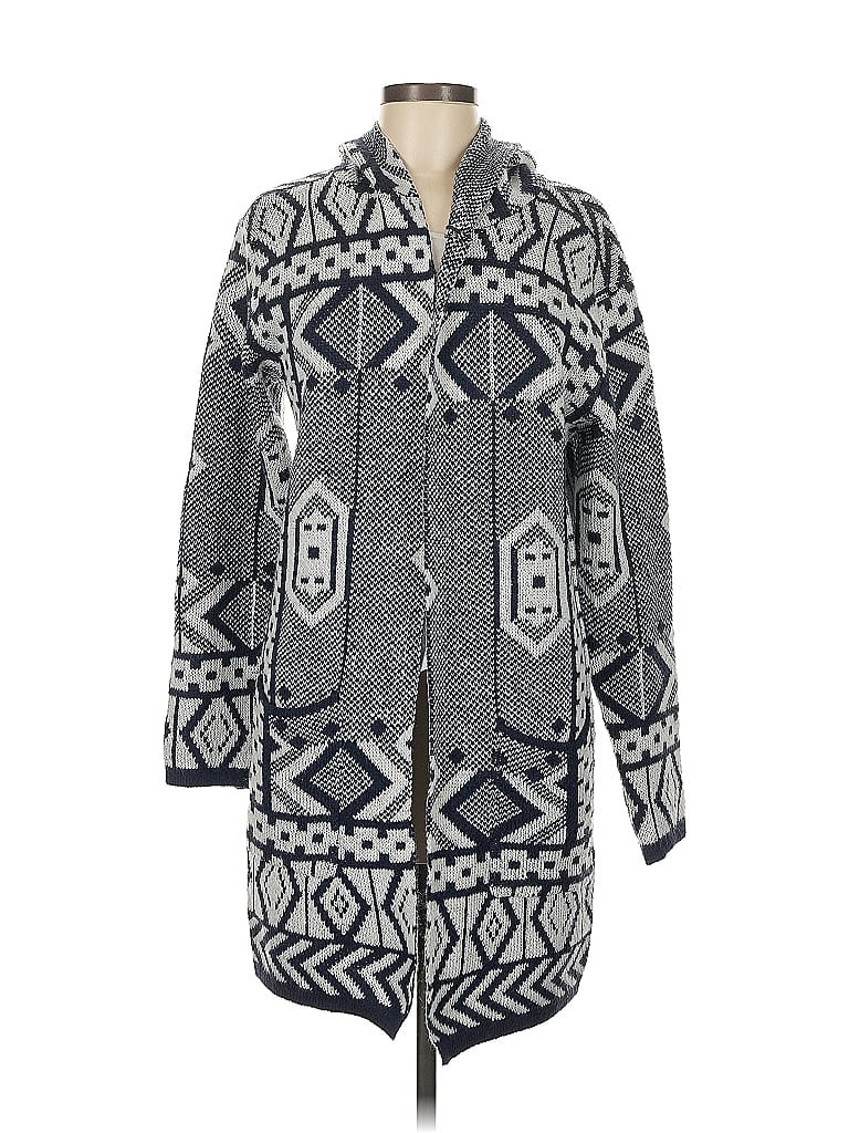 Pre-owned Assorted Brands Cardigan Sweater In Gray