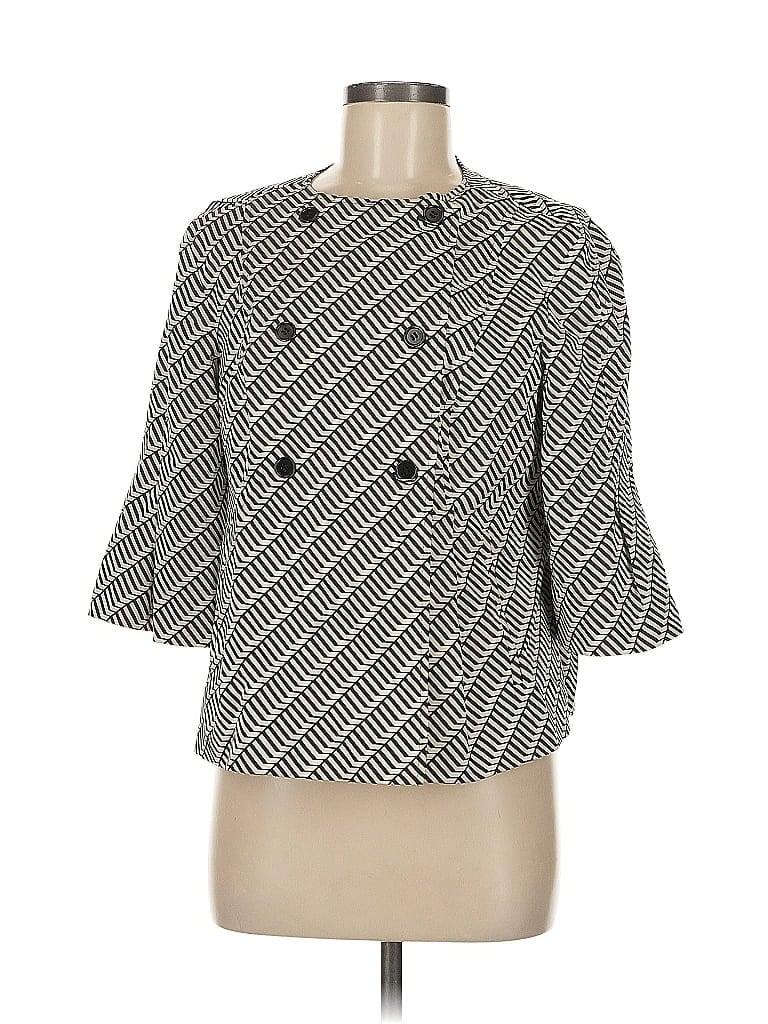 Pre-owned Calvin Klein Blazer Jacket In White