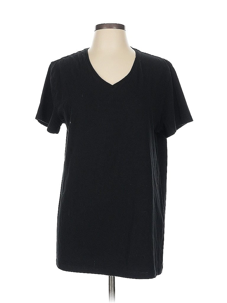 Pre-owned Gap Short Sleeve T-shirt In Black