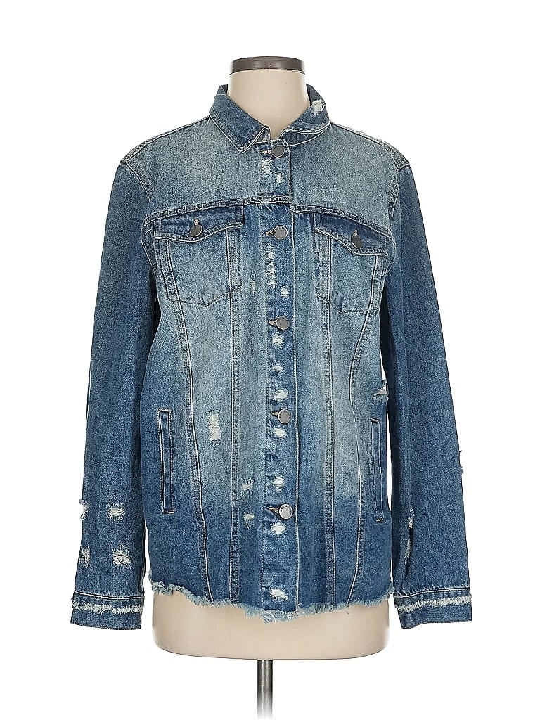 Pre-owned Black Label By C'est Toi Denim Jacket In Blue