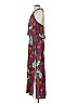 Veronica M. Paisley Burgundy Casual Dress Size M - photo 4